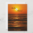 Search for sunset wedding invitations Yellow
