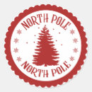 Search for santa delivery stickers North pole express