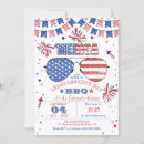 Search for red white and blue invitations Bbq