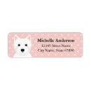 Search for west highland terrier return address labels White