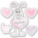 Search for animal valentines stickers Rabbit