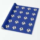 Recherche de ballons de football papier cadeau Bleu