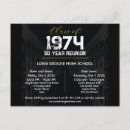Search for 1974 class reunion Senior