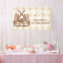 Search for 1st birthday banners One happy camper