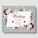 Search for burgundy wedding guest books Floral