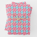 Search for peppermint christmas wrapping paper Pink