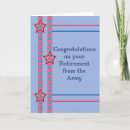 Search for army congratulations cards Retirement