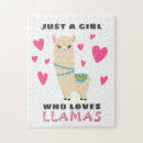 Search for llama puzzles Girl