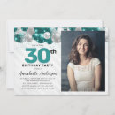 Search for teal and silver invitations For her