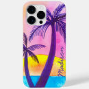 Search for pink palm tree iphone cases Sunset
