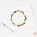 Search for fruit wedding stickers Thank you