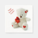 Search for love is sweet napkins Hearts