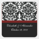 Search for red damask stickers Bridal