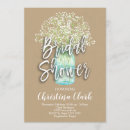 Search for babys breath bridal shower invitations Rustic