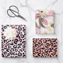Search for leopard wrapping paper Black