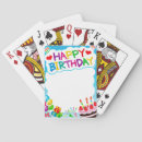 Search for happy birthday playing cards Elegant