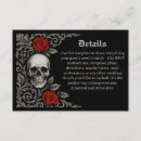 Search for skull wedding postcards Classy