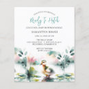 Search for girl its a baby boy shower invitations Watercolor