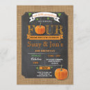 Search for twins halloween invitations Pumpkin