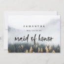 Recherche de note de nature invitations Maid of honor