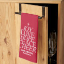 Search for bright colours tea towels Merry and bright