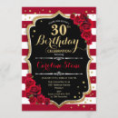Search for red black and white gold invitations Flowers