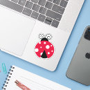 Search for cartoon ladybird stickers Red