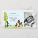 Search for woodland birth announcement cards Boy