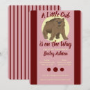 Recherche de brown bear baby shower invitations Neutre