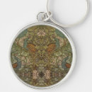Search for victorian floral round keychains Blue
