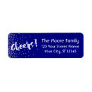 Search for cheerful return address labels Modern typography
