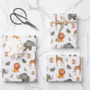 Search for lion wrapping paper Kids birthday