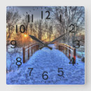 Recherche de hivernal horloges Neige