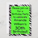 Recherche de zebra print invitations Imprimer