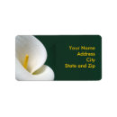 Search for calla lily wedding return address labels Shower