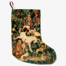Search for medieval christmas stockings Unicorn