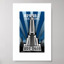 Search for art deco building posters Empire state building