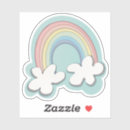 Recherche de nuages blancs voiture autocollants Coloré