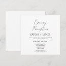 Search for evening wedding reception invitations Elegant