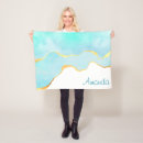 Search for green and gold blankets Tropical