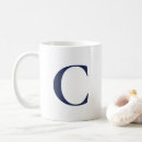 Search for navy blue and white mugs Chic