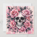 Search for skull art invitations Goth