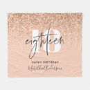 Search for 18th birthday blankets Pink
