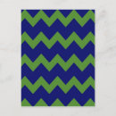 Search for zig zag pattern postcards Green