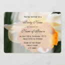 Search for yellow daffodils invitations Bridal