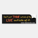 Search for window box bumper stickers Outside the box