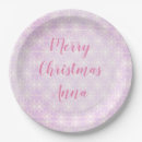 Search for beautiful christmas paper plates Pink
