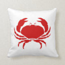Recherche de fruits de mer coussins Crabe