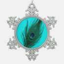 Recherche de plumes de paon ornements Bleu