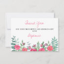 Search for rose thank invitations Greenery